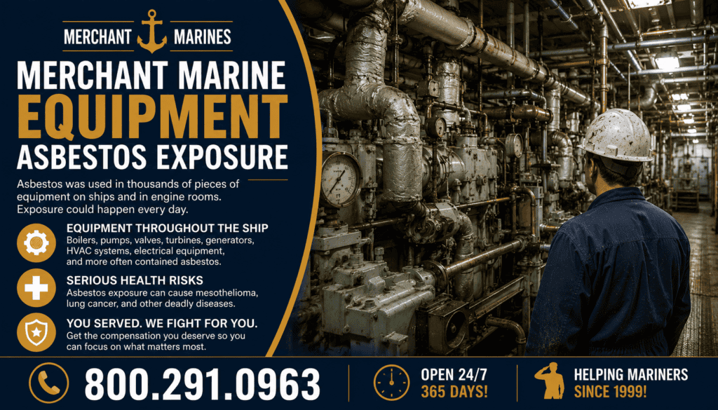 Merchant Marine Equipment Asbestos Exposure Mesothelioma