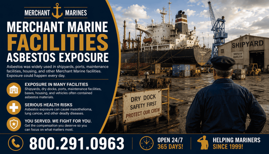 Merchant Marine Facilities Asbestos Exposure Mesothelioma
