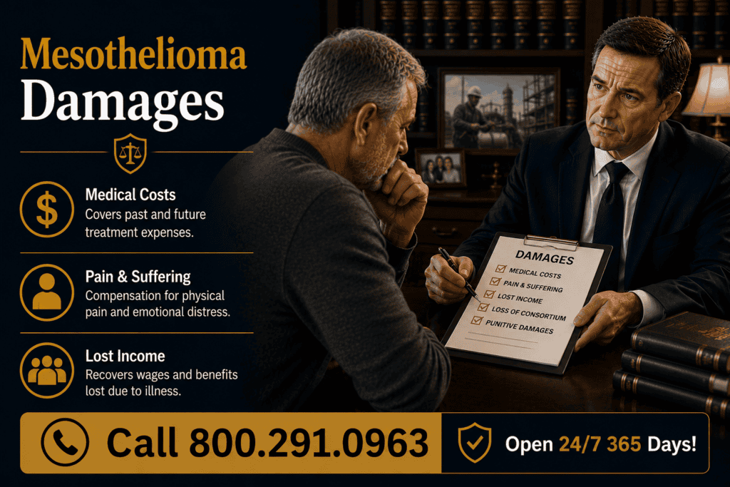 Mesothelioma Damages in a Lawsuit