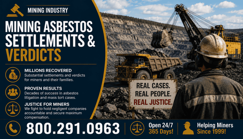 Mining Asbestos Settlements & Verdicts