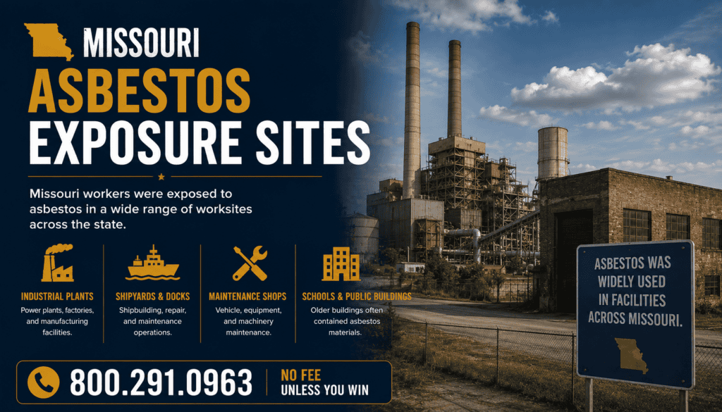 Missouri Asbestos Exposure Sites Mesothelioma Lawsuit