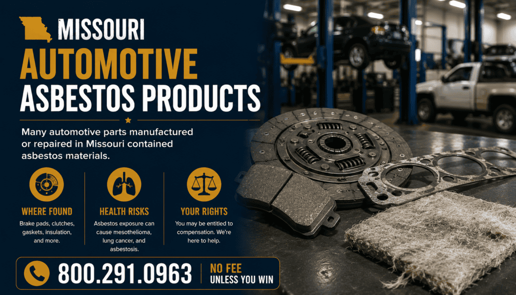 Missouri Automotive Asbestos Products Mesothelioma Lawsuit