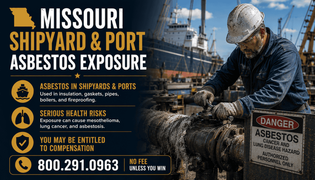 Missouri Shipyard & Port Asbestos Exposure Mesothelioma Lawsuit