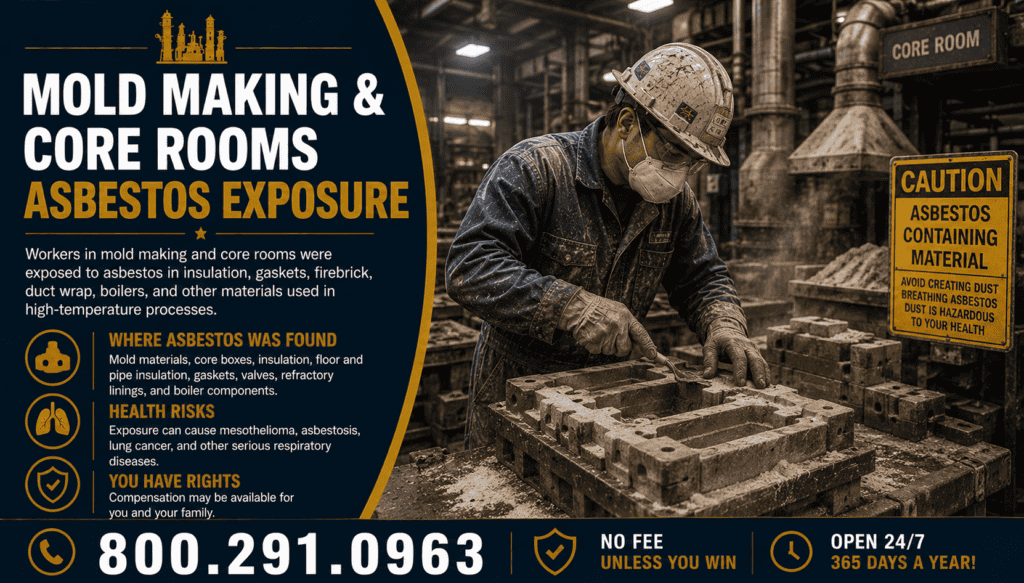 Mold Making & Core Rooms Asbestos Exposure Mesothelioma