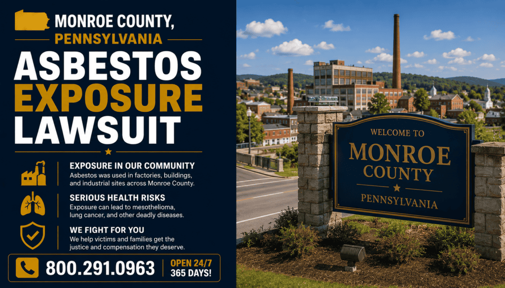 Monroe County, Pennsylvania Asbestos Exposure Lawsuit