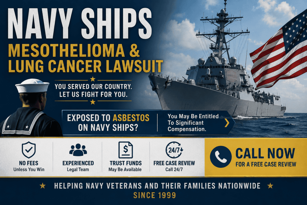 Navy Ship Mesothelioma & Lung Cancer Lawsuits