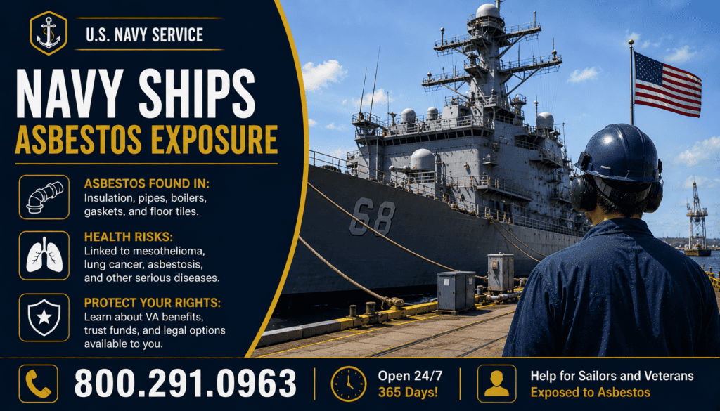 Navy Ships Asbestos Exposure Mesothelioma Lawsuit