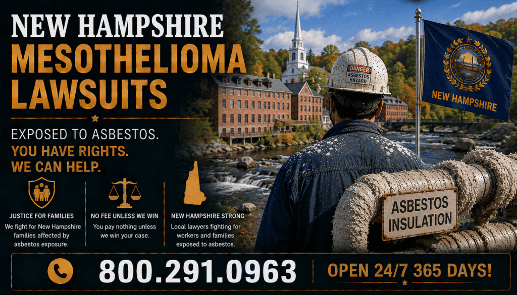 New Hampshire Mesothelioma and Lung Cancer Lawsuit