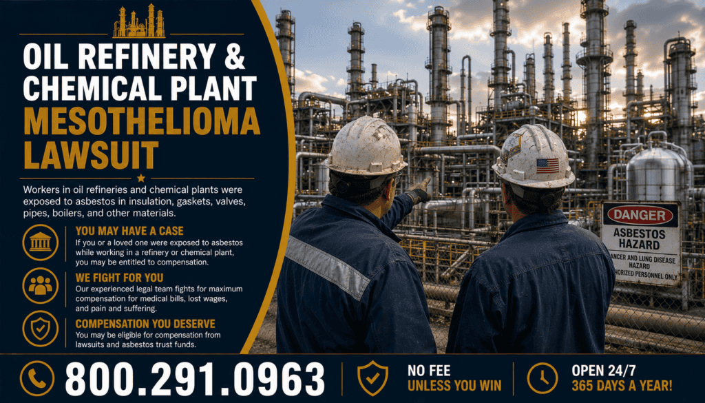 Oil Refinery & Chemical Plant Mesothelioma Lawsuit