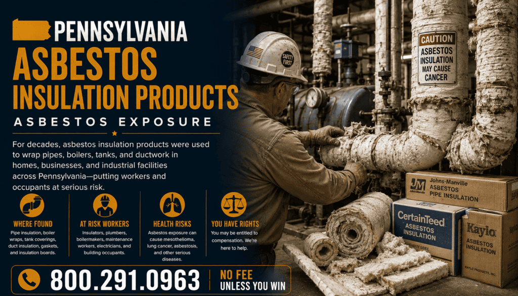 Pennsylvania Asbestos Insulation Products Mesothelioma Lawsuit