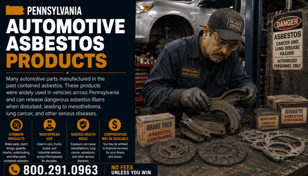 Pennsylvania Automotive Asbestos Products Mesothelioma