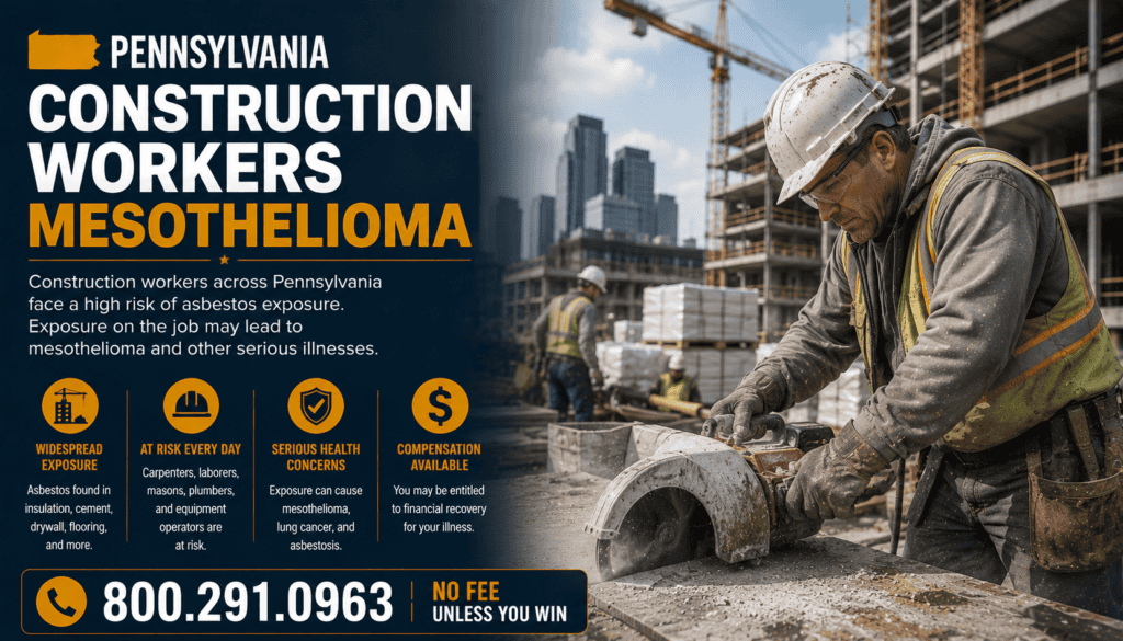 Pennsylvania Construction Workers Mesothelioma