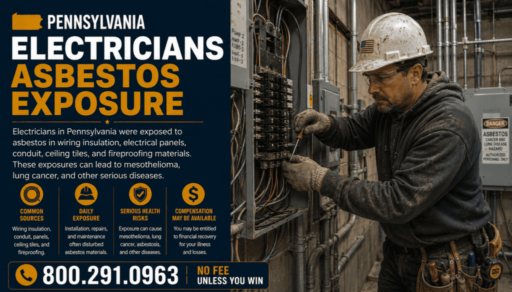 Pennsylvania Electricians Asbestos Exposure Mesothelioma