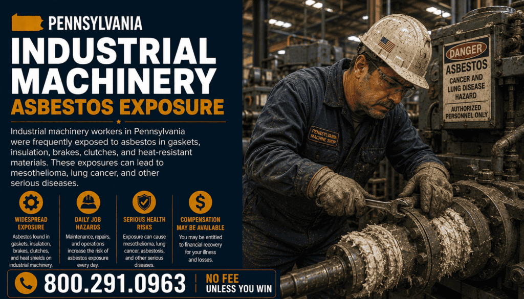 Pennsylvania Industrial Machinery Asbestos Exposure Mesothelioma