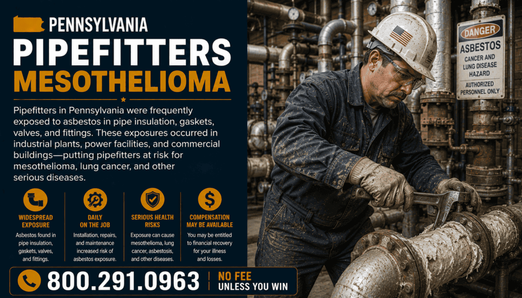 Pennsylvania Pipefitters Mesothelioma
