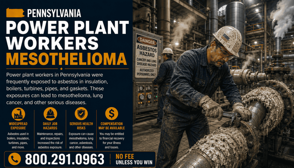 Pennsylvania Power Plant Workers Mesothelioma