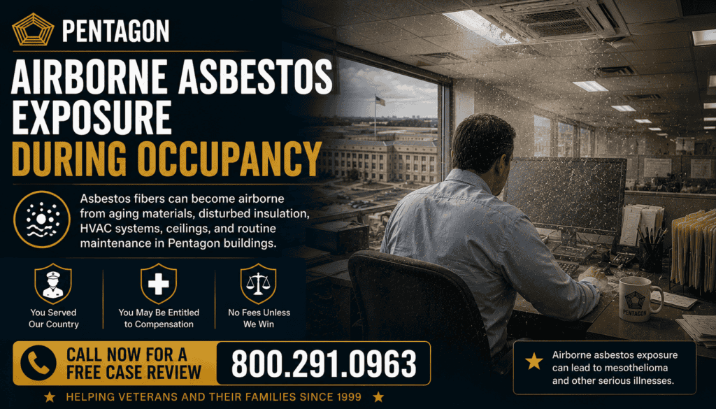 Pentagon Airborne Asbestos Exposure During Occupancy
