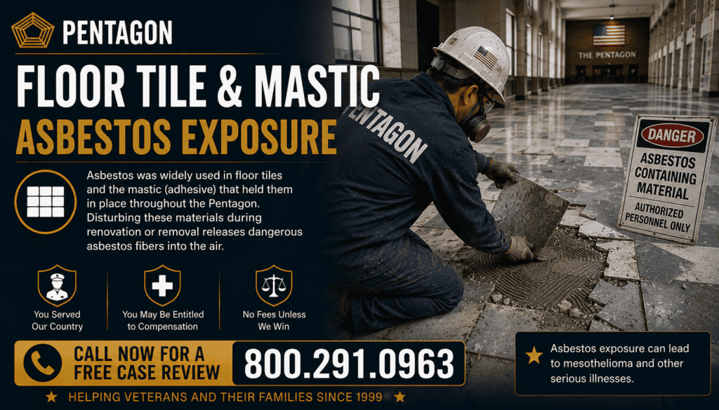 Pentagon Floor Tile & Mastic Asbestos Exposure