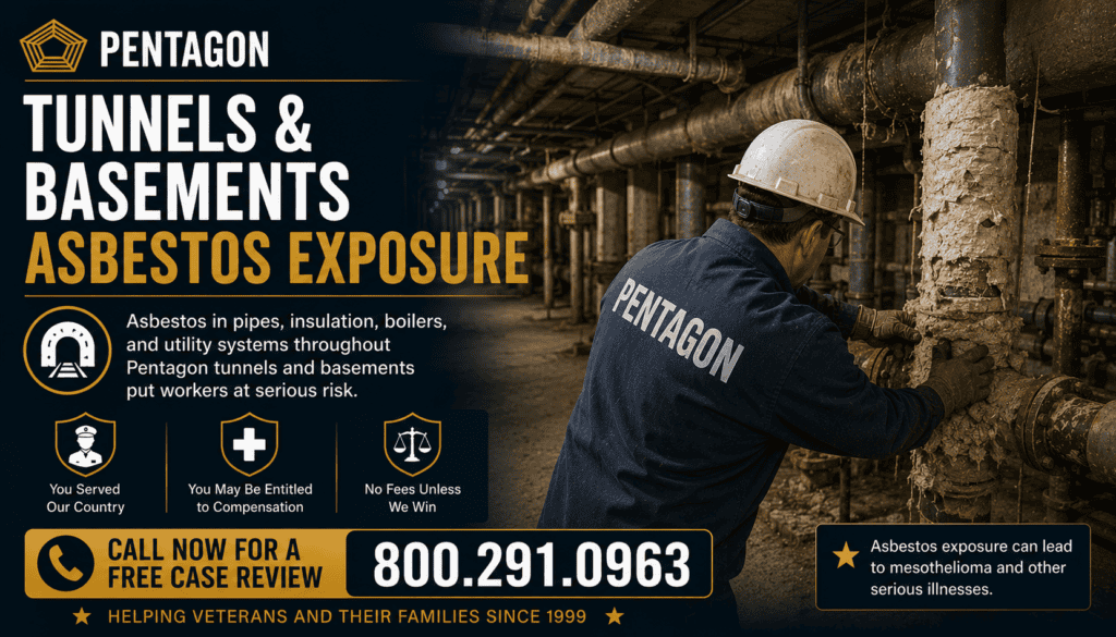 Pentagon Tunnels & Basements Asbestos Exposure