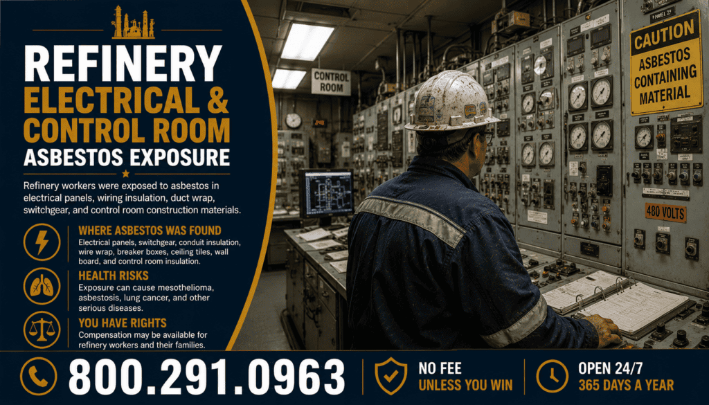 Refinery Electrical & Control Room Asbestos Exposure Mesothelioma