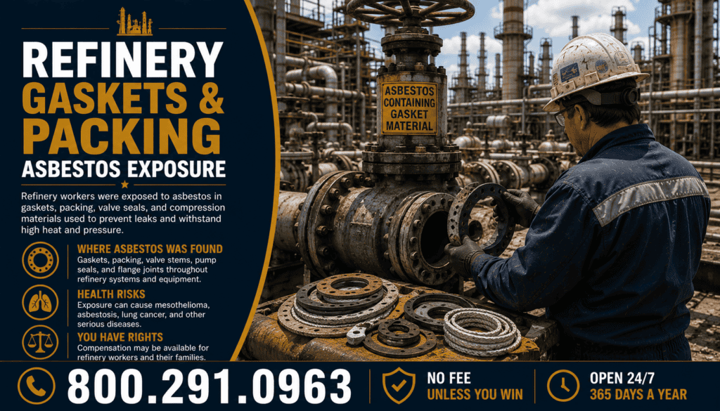 Refinery Gaskets & Packing Asbestos Exposure Mesothelioma