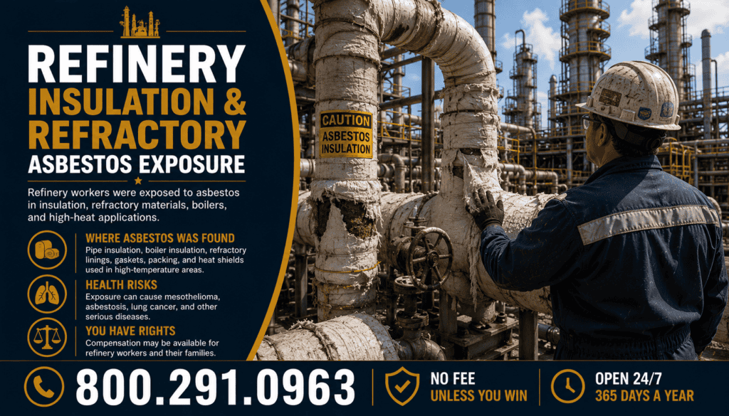 Refinery Insulation & Refractory Asbestos Exposure Mesothelioma