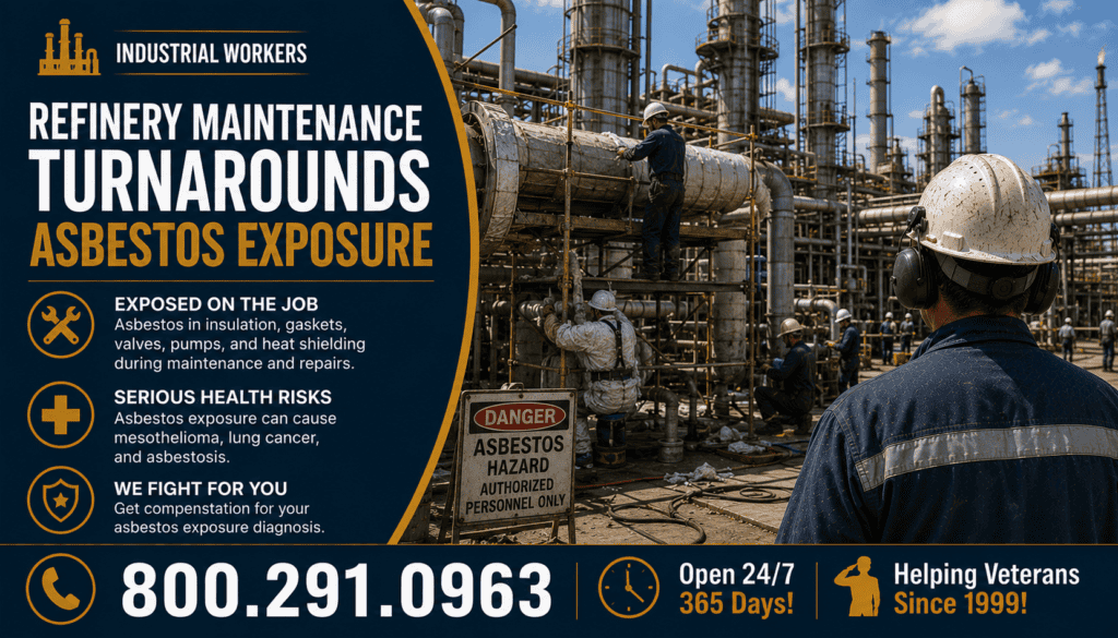 Refinery Maintenance Turnarounds Asbestos Exposure Mesothelioma