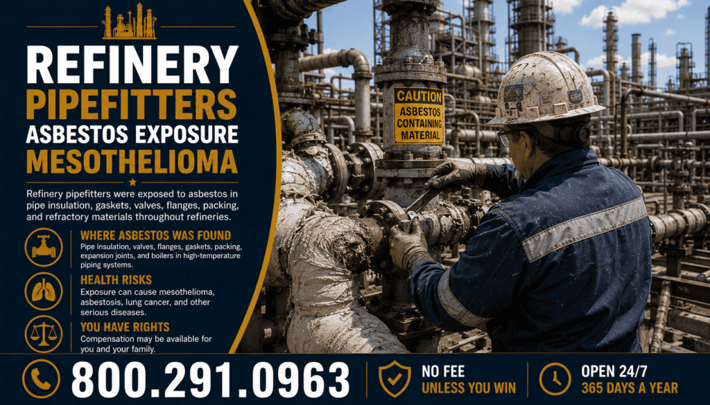 Refinery Pipefitters Asbestos Exposure Mesothelioma