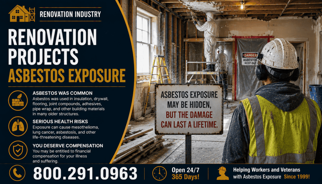 Renovation Projects Asbestos Exposure Mesothelioma
