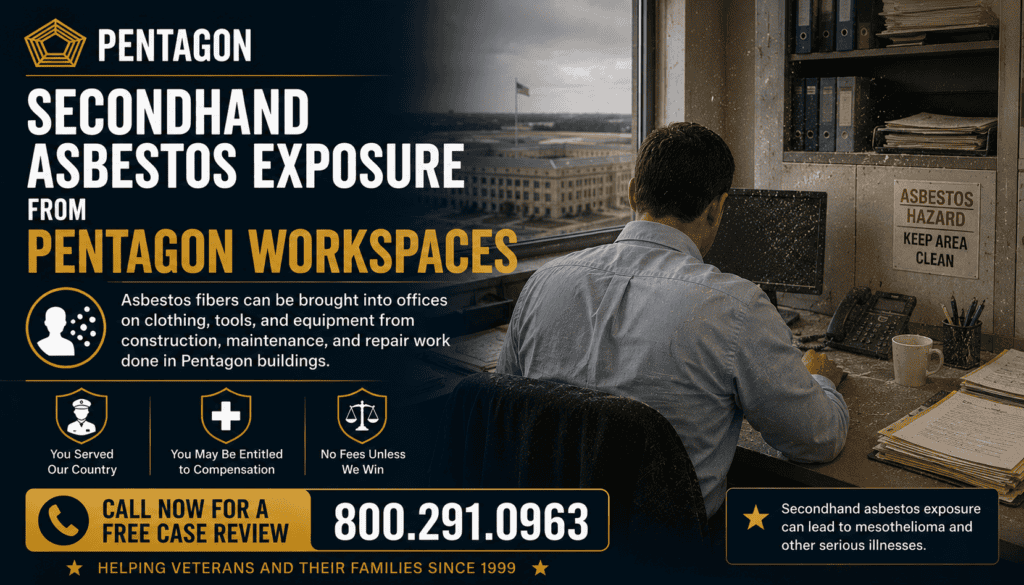 Secondhand Asbestos Exposure from Pentagon Workspaces