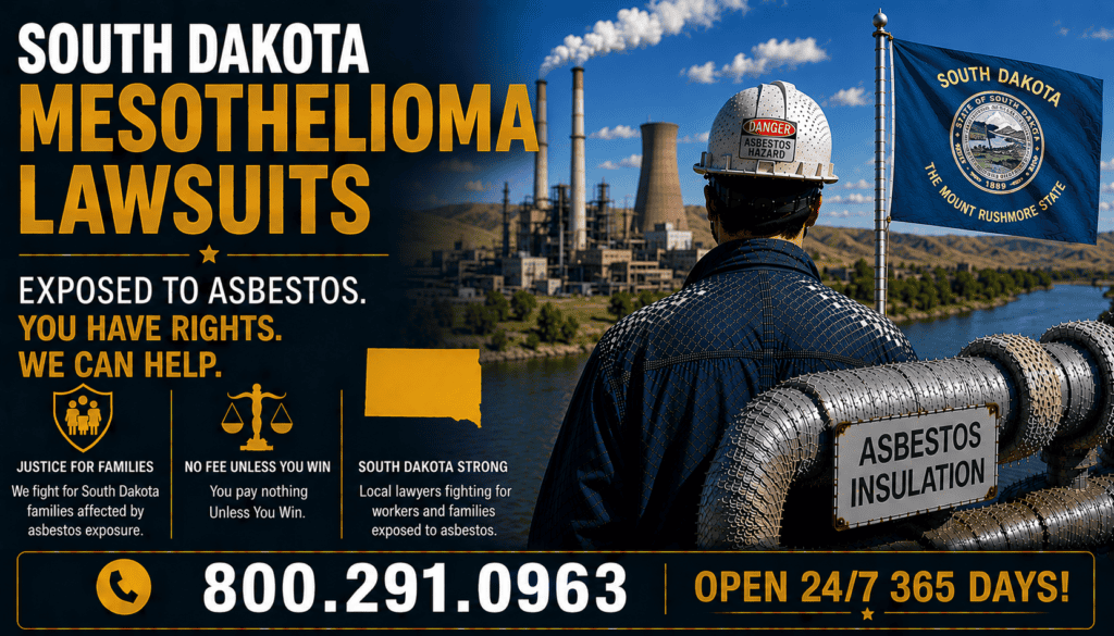 South Dakota Mesothelioma and Asbestos Lung Cancer Lawsuit
