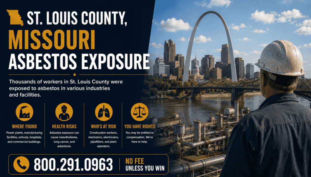 St. Louis County, Missouri Asbestos Exposure Mesothelioma Lawsuit