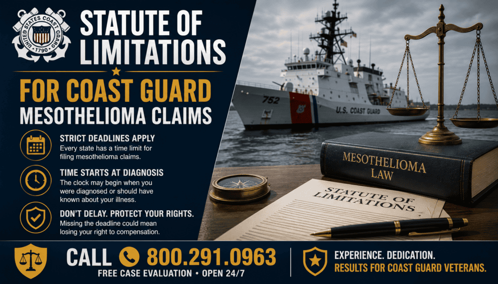 Statute of Limitations for Coast Guard Mesothelioma Claims