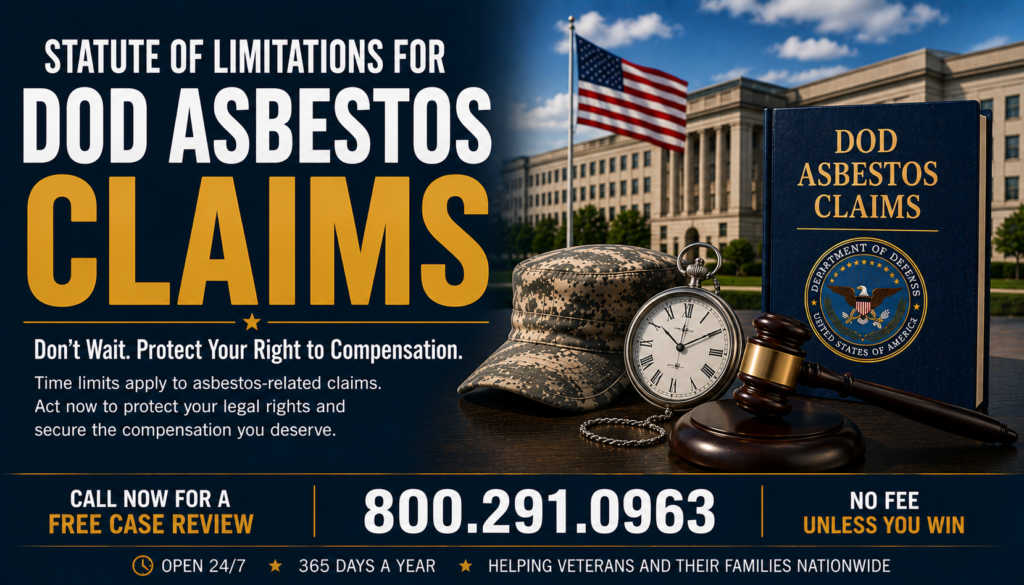 Statute of Limitations for DoD Asbestos Claims