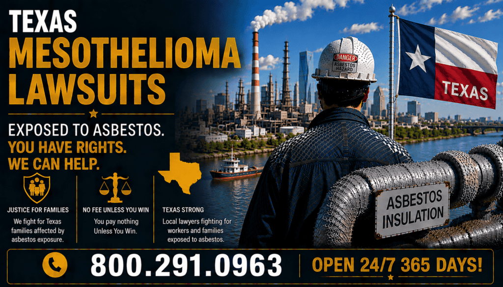 Texas Mesothelioma and Asbestos Lung Cancer Lawsuit
