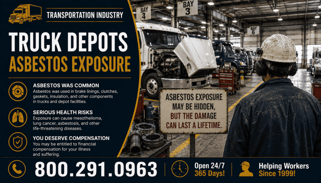 Truck Depots Asbestos Exposure Mesothelioma