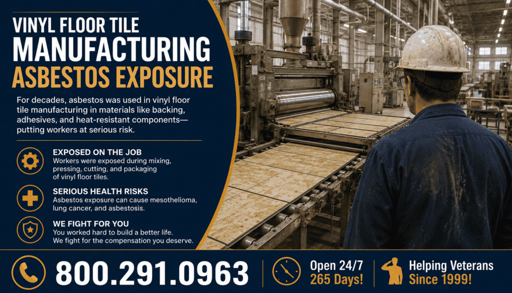 Vinyl Floor Tile Manufacturing Asbestos Exposure Mesothelioma