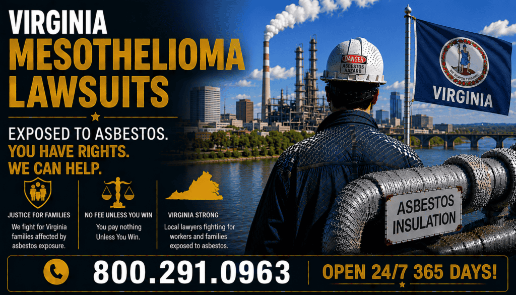 Virginia Mesothelioma and Asbestos Lung Cancer Lawsuit