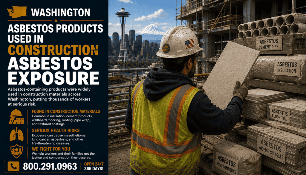 Washington Asbestos Products Used in Construction Mesothelioma