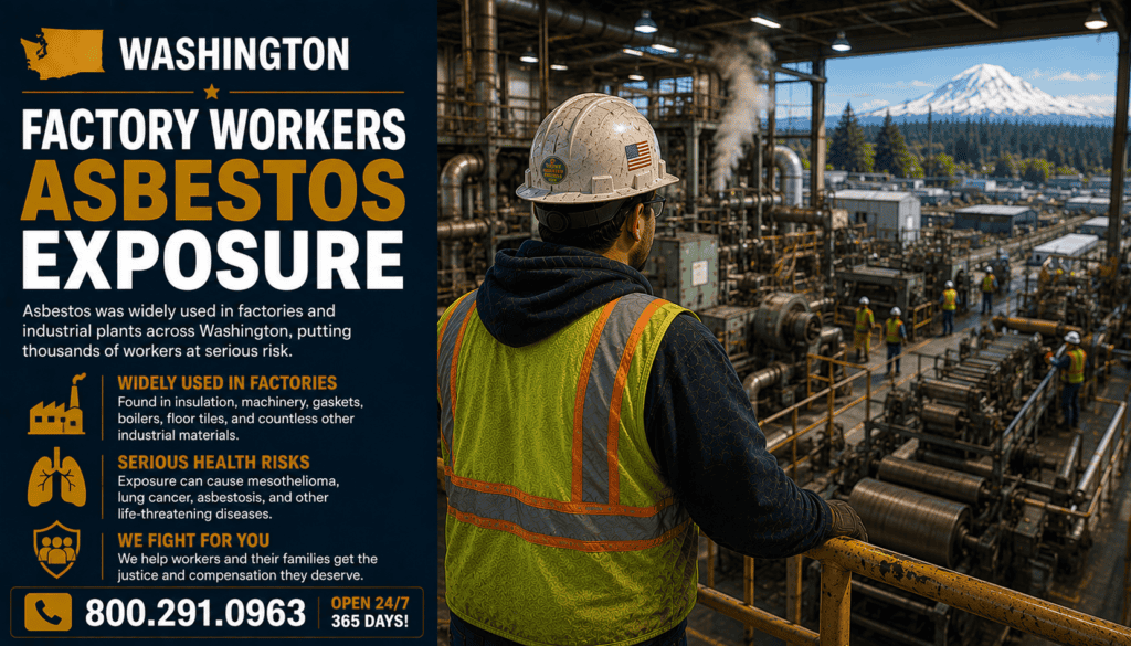 Washington Factory Workers Asbestos Exposure Mesothelioma