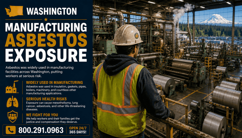 Washington Manufacturing Asbestos Exposure Mesothelioma