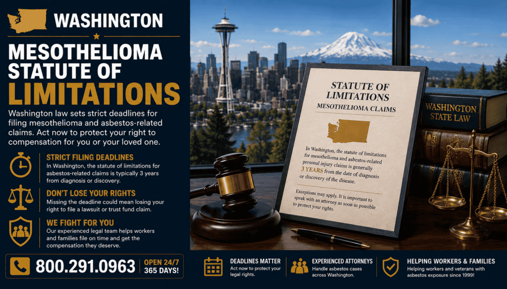 Washington Mesothelioma Statute of Limitations Asbestos Exposure