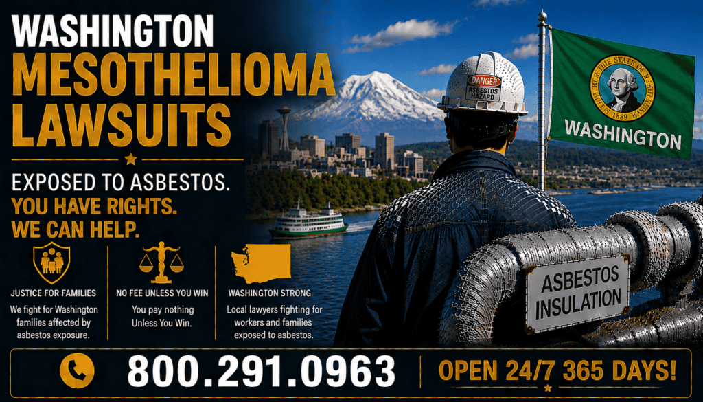 Washington Mesothelioma and Asbestos Lung Cancer Lawsuit