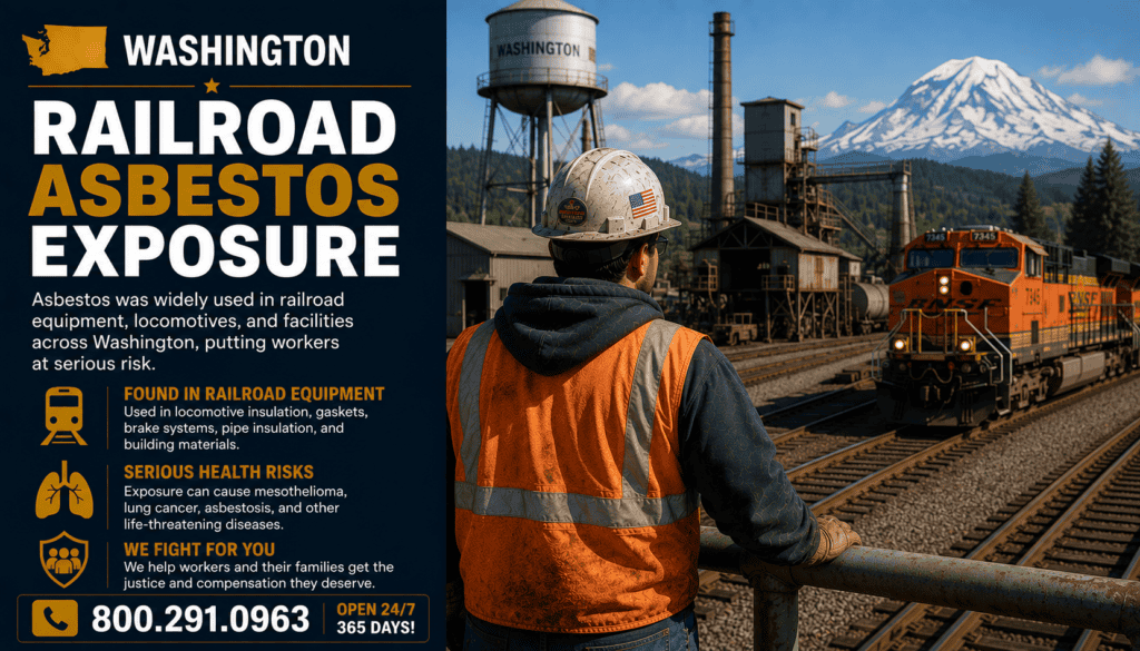 Washington Railroad Asbestos Exposure Mesothelioma
