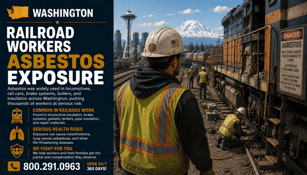 Washington Railroad Workers Asbestos Exposure Mesothelioma