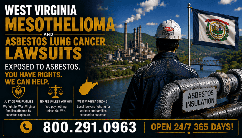 West Virginia Mesothelioma and Asbestos Lung Cancer Lawsuit