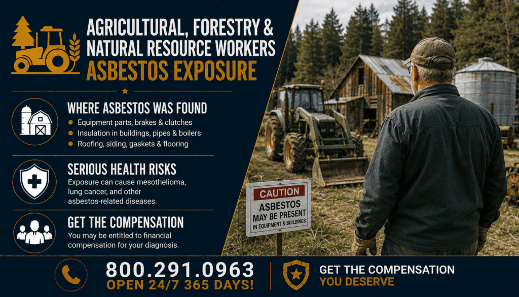 Agricultural, Forestry & Natural Resource Workers Asbestos Exposure - Mesothelioma