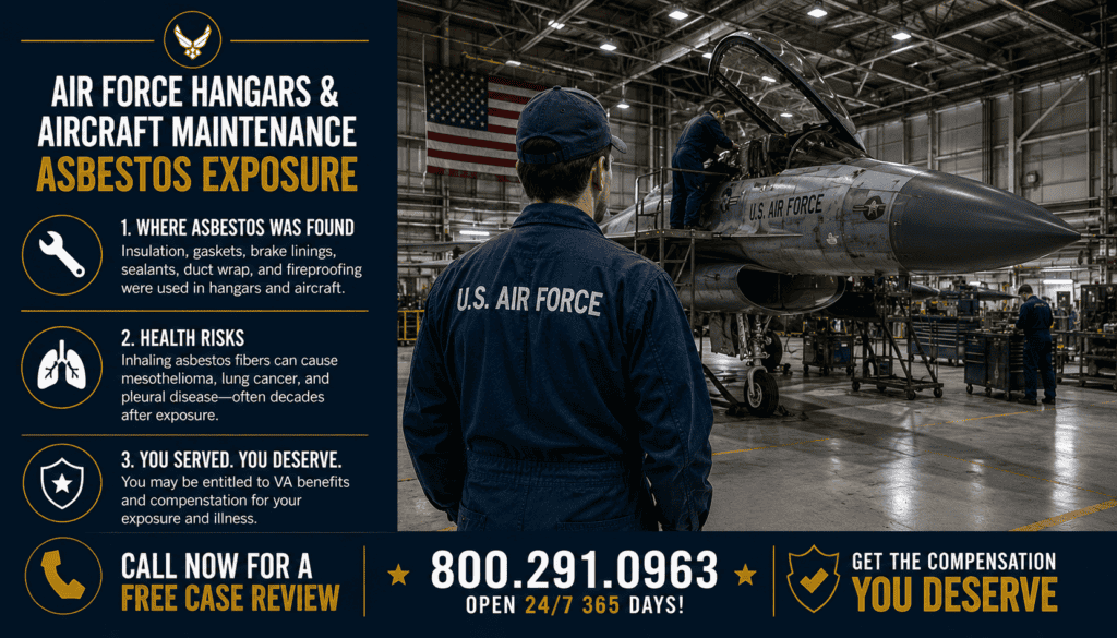 Air Force Hangars & Aircraft Maintenance Asbestos Exposure - Mesothelioma