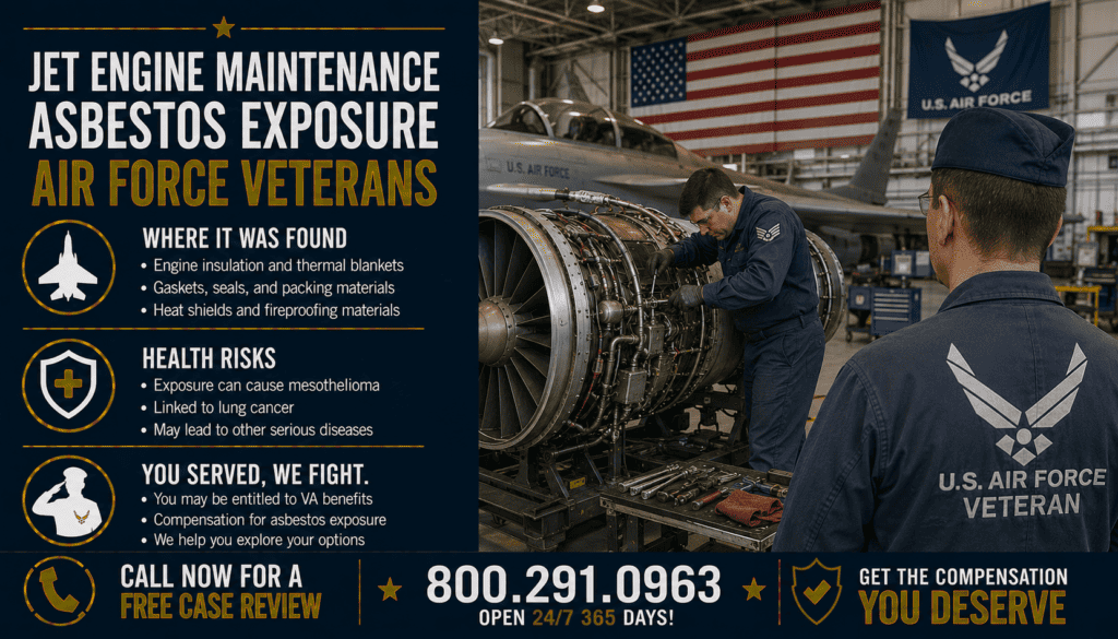 Air Force Jet Engine Maintenance Asbestos Exposure - Mesothelioma