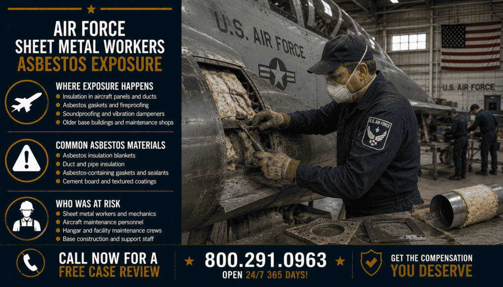 Air Force Sheet Metal Workers Asbestos Exposure - Mesothelioma